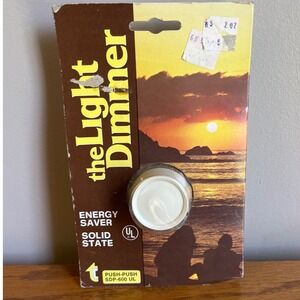 Vintage The Light Dimmer Push On/Off Round Light Switch - NOS‎